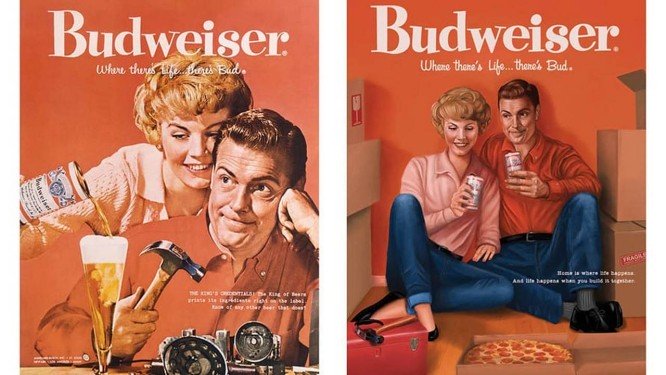 Fabricante de cerveja recria anúncios dos anos 1950 e 1960 sob ótica feminista